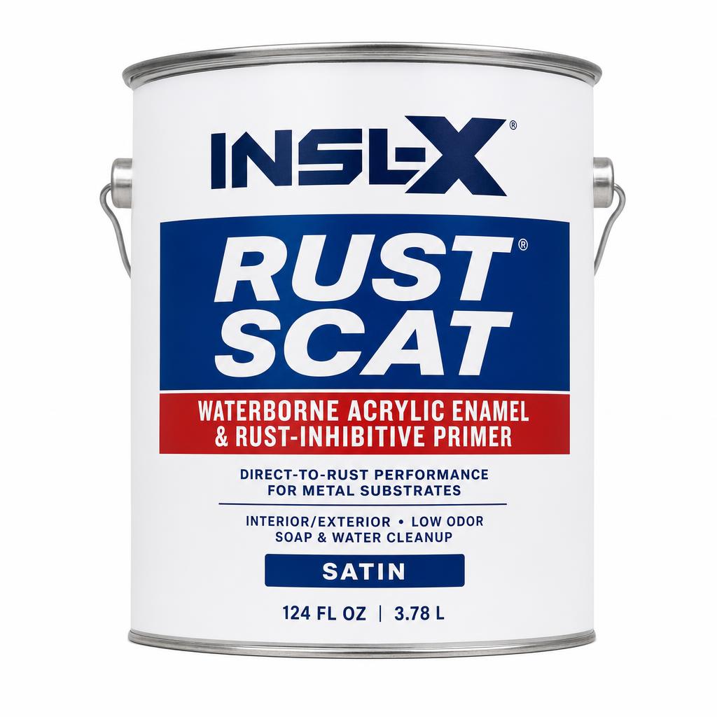 Insl-x® Rust Scat® Waterborne Acrylic Enamel & Rust-Inhibitive Primer