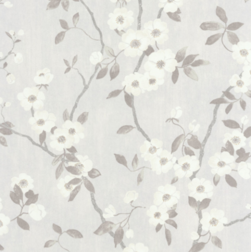    delicacy spring flower gris - blanc