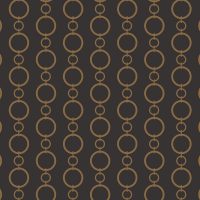 Waverly Chain Stripe Black/Metallic Gold Wallpaper SV2745