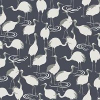 DR6355 Winter Cranes Wallpaper – York