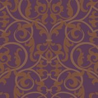 BH8382 Kashmir By Antonina Vella York – purple gold royal trellis damask