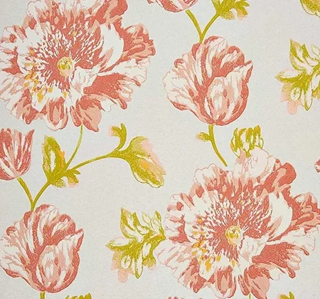 Floral Coral - Papier Peint