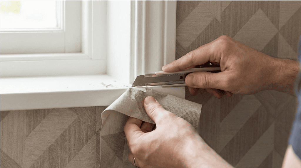 Revêtement mural Empire Papier Peint dans un salon lumineux, style moderne et élégant, parfait pour.