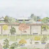 Cole and Son Shinrin Yoku Bonsai Garden Wallpaper - Premium Designer Wallcovering for Living Room and Bedroom Decor - Pink