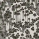 Cole and Son Shinrin Yoku Japanese Woods Wallpaper - Premium Designer Wallcovering for Living Room and Bedroom Decor - Pink